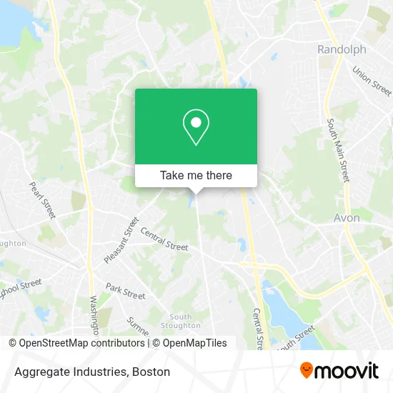 Aggregate Industries map