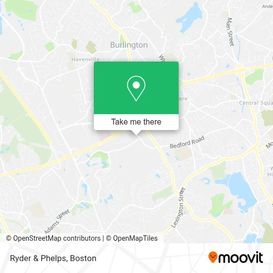 Ryder & Phelps map