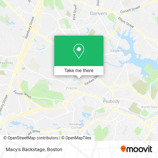 Macy's Backstage map
