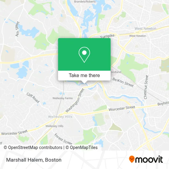 Marshall Halem map