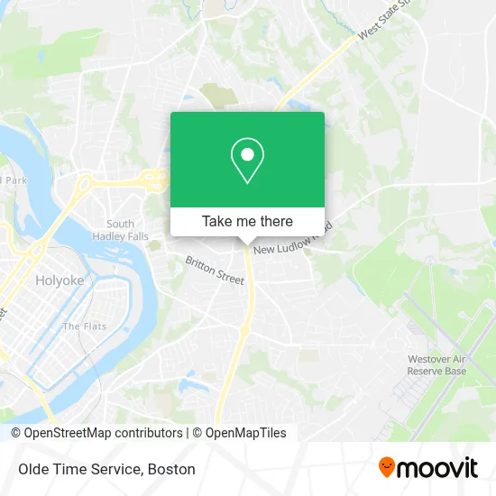 Olde Time Service map