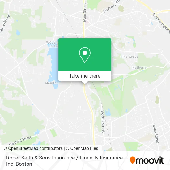 Roger Keith & Sons Insurance / Finnerty Insurance Inc map