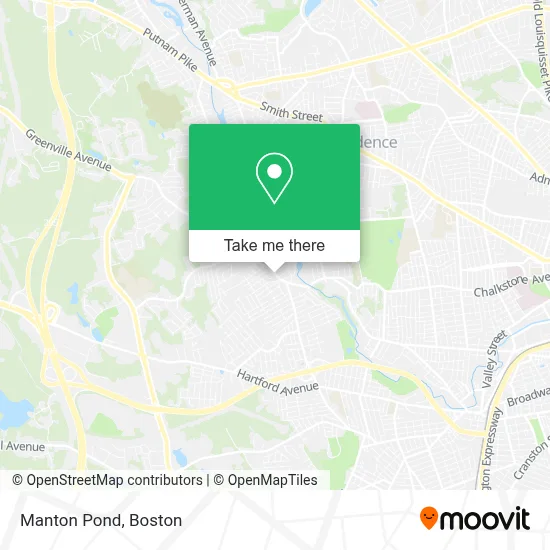 Manton Pond map