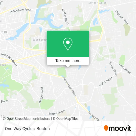 One Way Cycles map