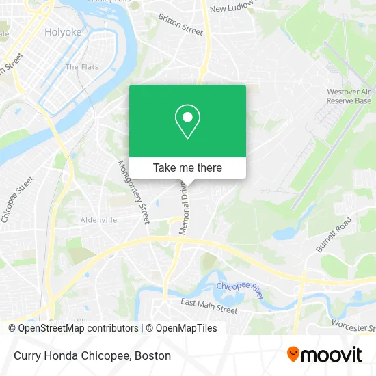 Curry Honda Chicopee map