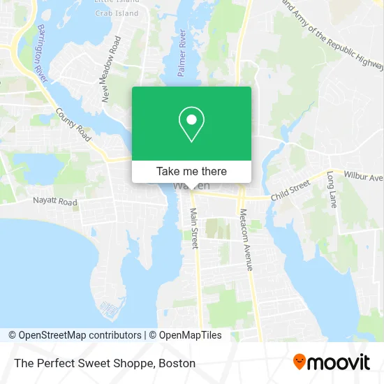 The Perfect Sweet Shoppe map