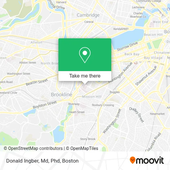 Donald Ingber, Md, Phd map