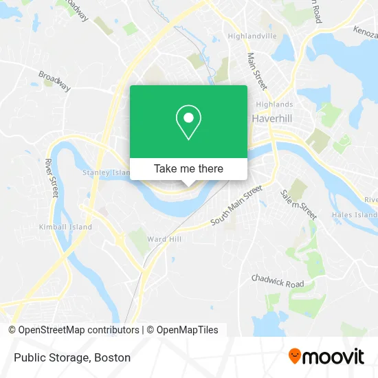 Public Storage map