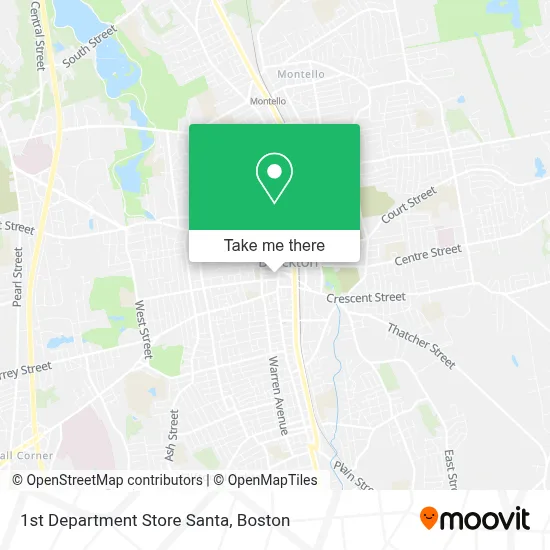 1st Department Store Santa map