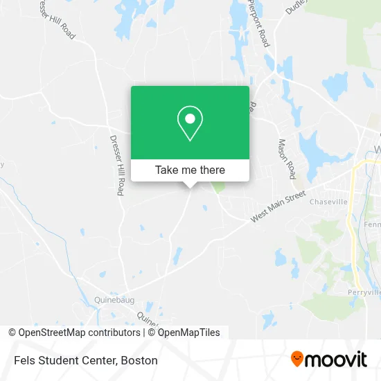 Fels Student Center map