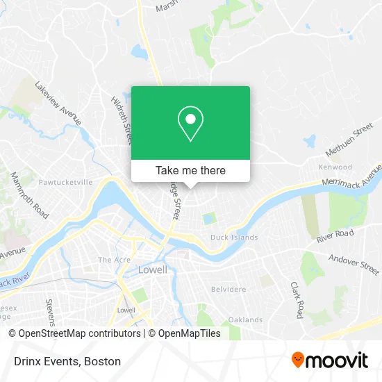 Drinx Events map