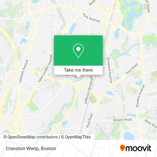 Cranston Wwtp map