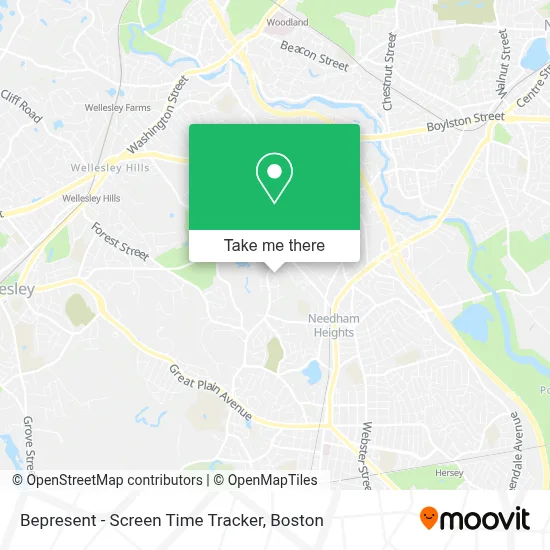 Bepresent - Screen Time Tracker map
