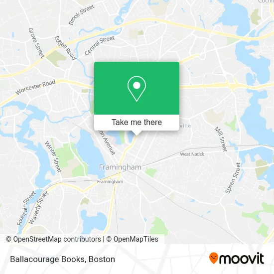 Ballacourage Books map