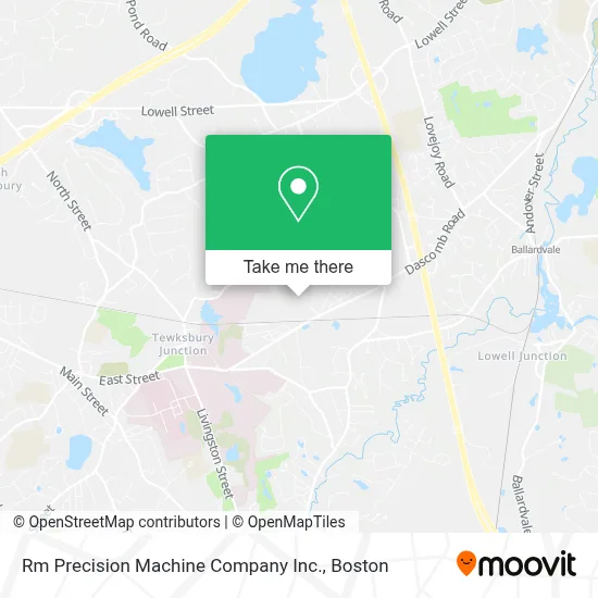 Rm Precision Machine Company Inc. map