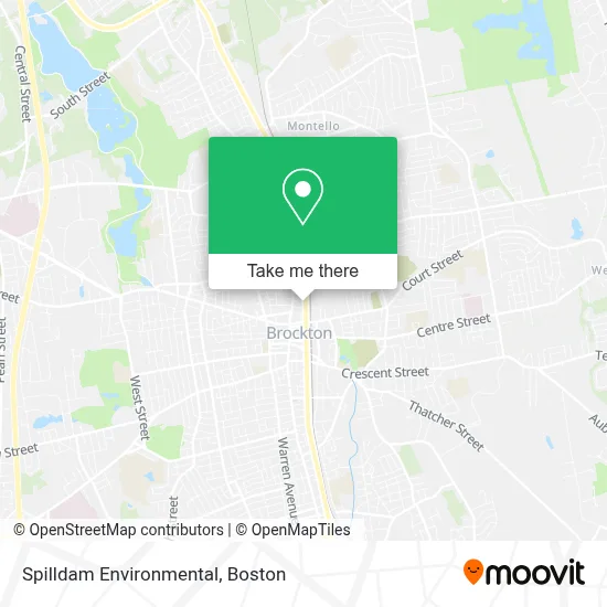Spilldam Environmental map