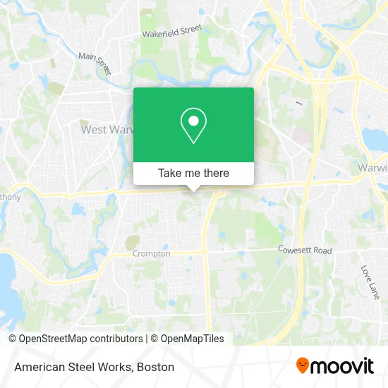 American Steel Works map