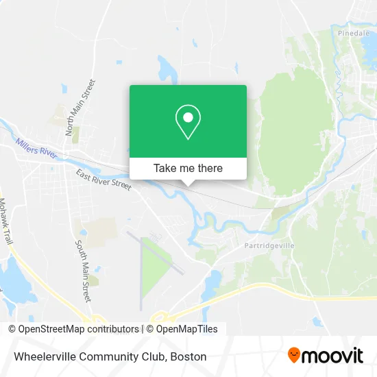 Wheelerville Community Club map