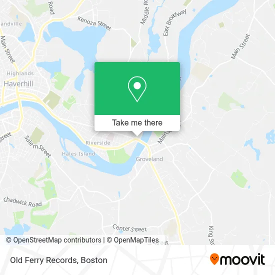 Old Ferry Records map