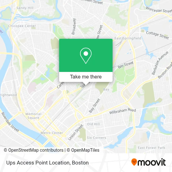 Ups Access Point Location map