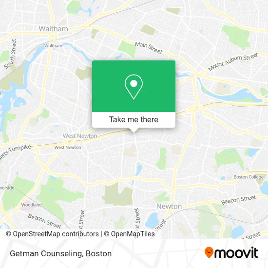 Getman Counseling map