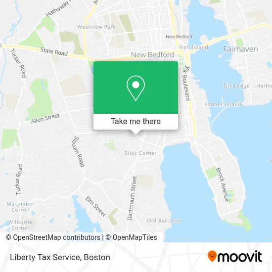Liberty Tax Service map
