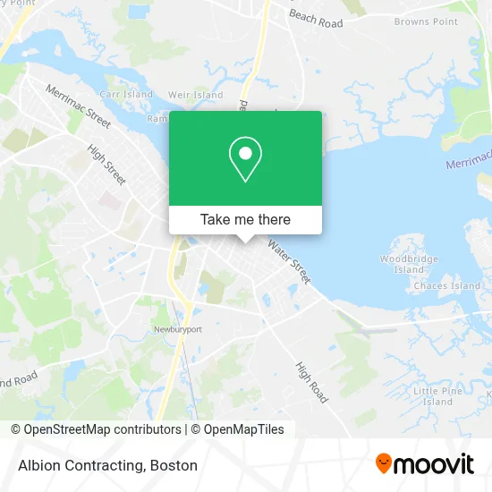 Albion Contracting map