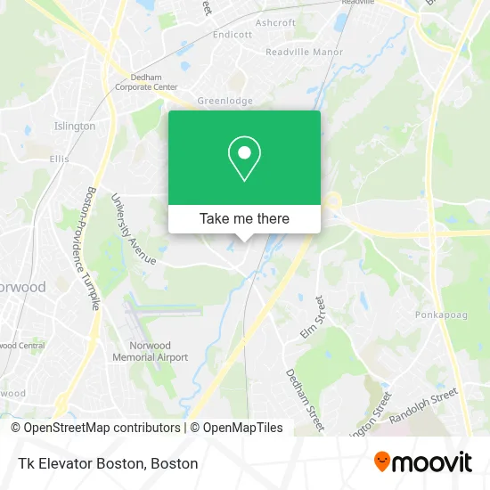 Tk Elevator Boston map