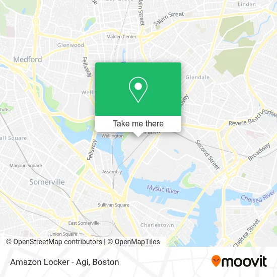 Amazon Locker - Agi map