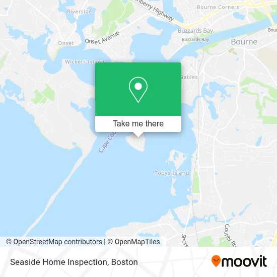 Seaside Home Inspection map