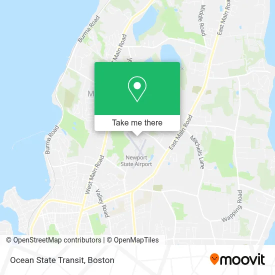 Ocean State Transit map