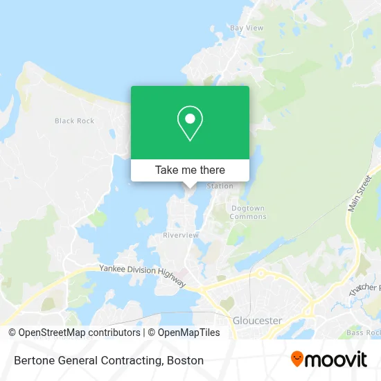 Bertone General Contracting map