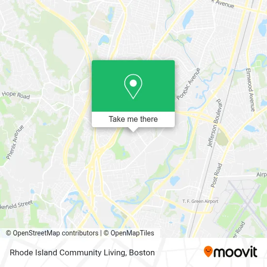 Rhode Island Community Living map