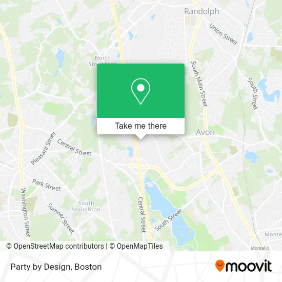 Party by Design map