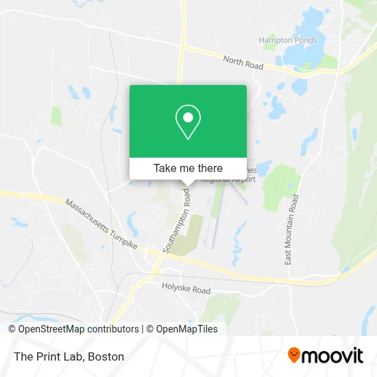 The Print Lab map