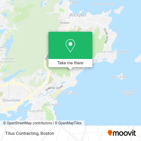 Titus Contracting map