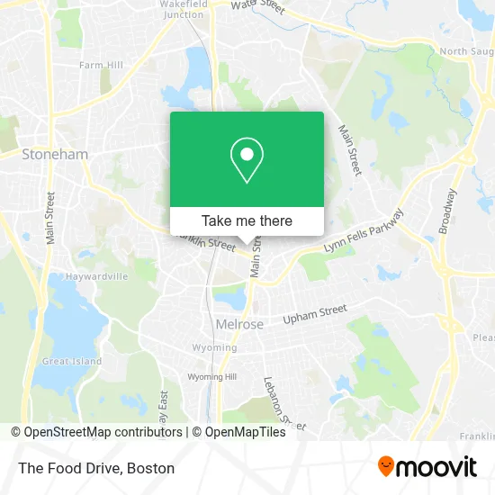 The Food Drive map
