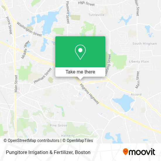 Pungitore Irrigation & Fertilizer map