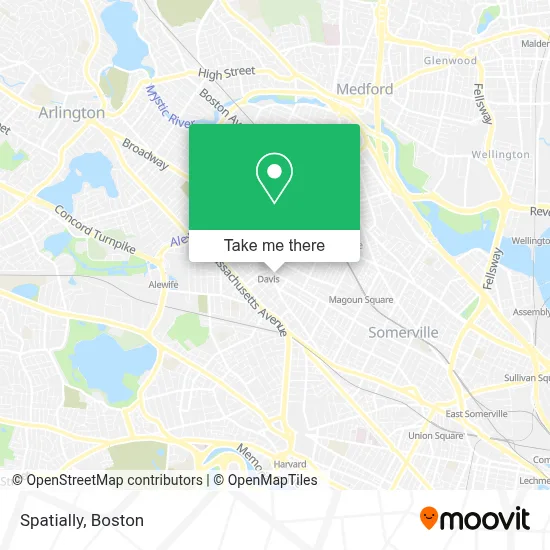 Spatially map