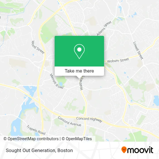 Sought Out Generation map