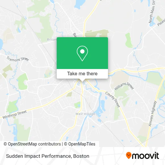 Sudden Impact Performance map