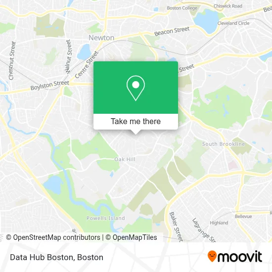 Data Hub Boston map