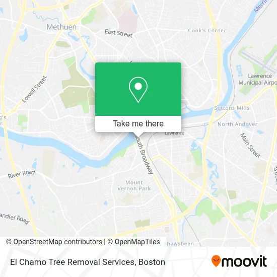 El Chamo Tree Removal Services map
