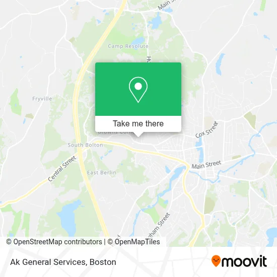 Ak General Services map