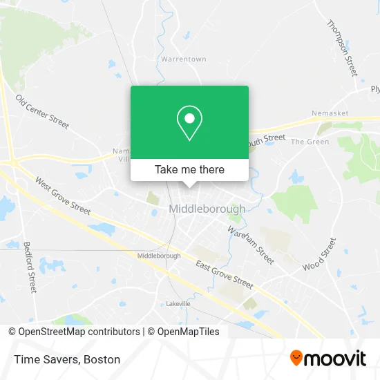 Time Savers map