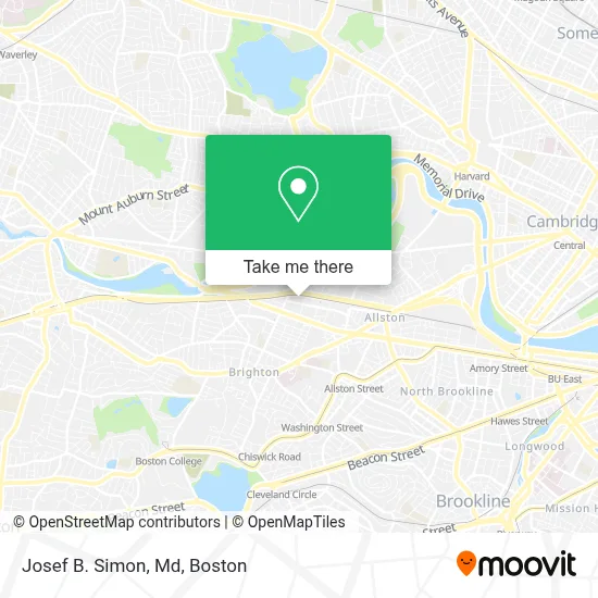 Josef B. Simon, Md map