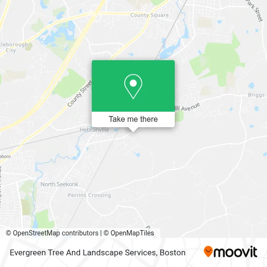 Evergreen Tree And Landscape Services map