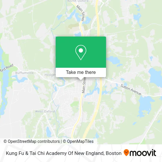 Kung Fu & Tai Chi Academy Of New England map