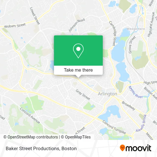 Baker Street Productions map