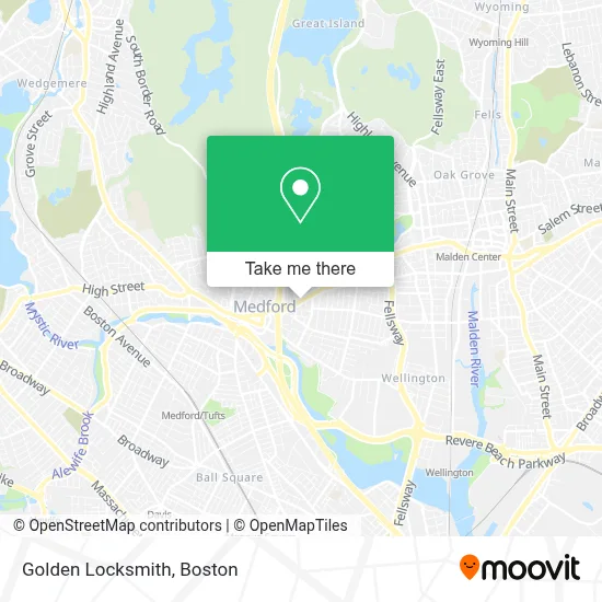 Golden Locksmith map